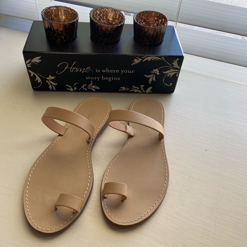 Madewell Bare Slide Boardwalk Sandals Size 5.5